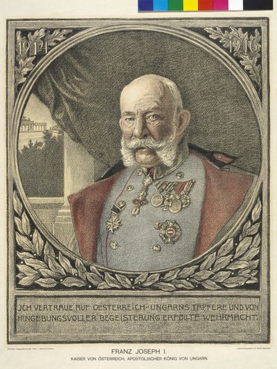 Kejsare av Österrike Franz Joseph I av Alfred Wesemann