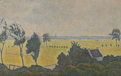 Landskap i Seneffe, ca 1890 (olja på duk) av Alfred William (1854-1930) Finch