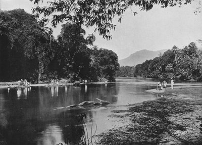 Floden vid Ratnapura, c1890, 1910 av Alfred William Amandus Plate