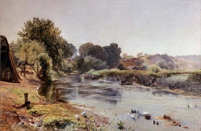 Lite Old England Half Sleep av Alfred William Hunt