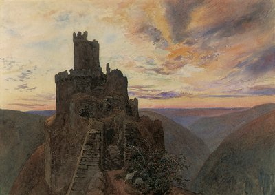 Ehrenburg vid Mosel av Alfred William Hunt