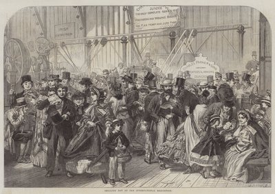 Shilling Day på den internationella utställningen av Alfred William Hunt