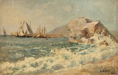 Surfa på Nervi av Alfred Zoff