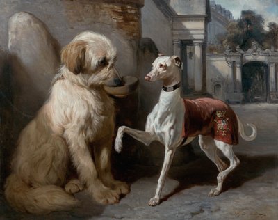 Franska: Riche et Pauvre av Alfred De Dreux