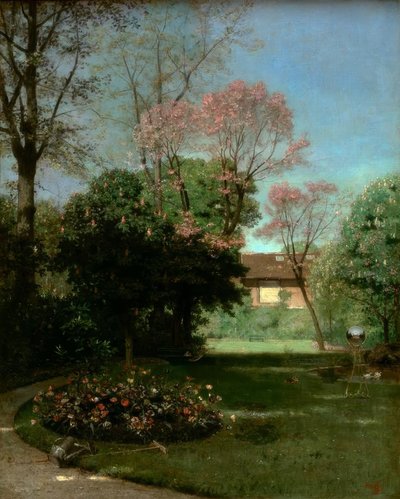 Alfred Stevens trädgård av Alfred de Knyff