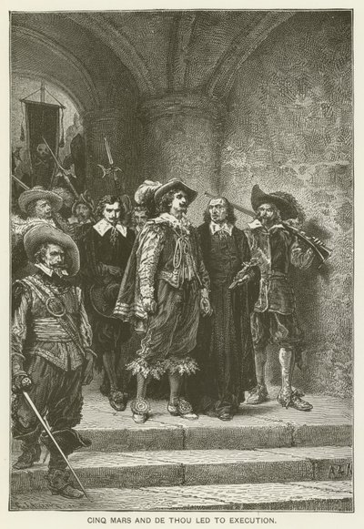 Cinq Mars och De Thou ledde till avrättning av Alfred de Vigny