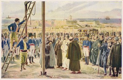 Avrättning av Gomes Freire Andrade, Portugal av Alfredo Roque Gameiro