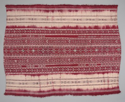 Kvinnoöverdrag (axellal), sent 1800-tal (ull och bomull) av Algerian School