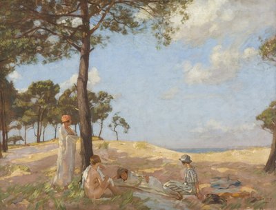Badgäster, Pas de Calais av Algernon Mayow Talmage