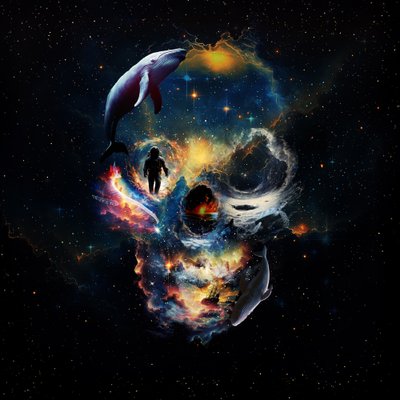 Rymdvalens skalle av Ali Gulec