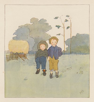 Seeking Adventures (färglitografi) av Alice Maud Beddington