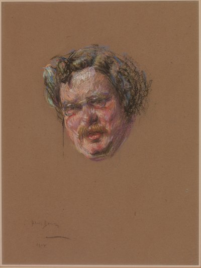Gilbert K. Chesterton av Alice Pike Barney