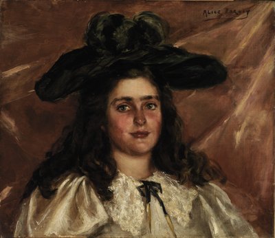 Laura Alice i stor hatt av Alice Pike Barney
