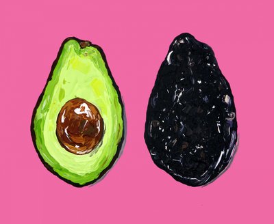 Rosa pop-avokado av Alice Straker