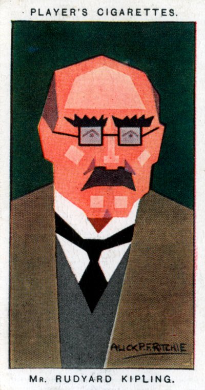 Rudyard Kipling, brittisk författare och poet, 1926. av Alick P. F. Ritchie