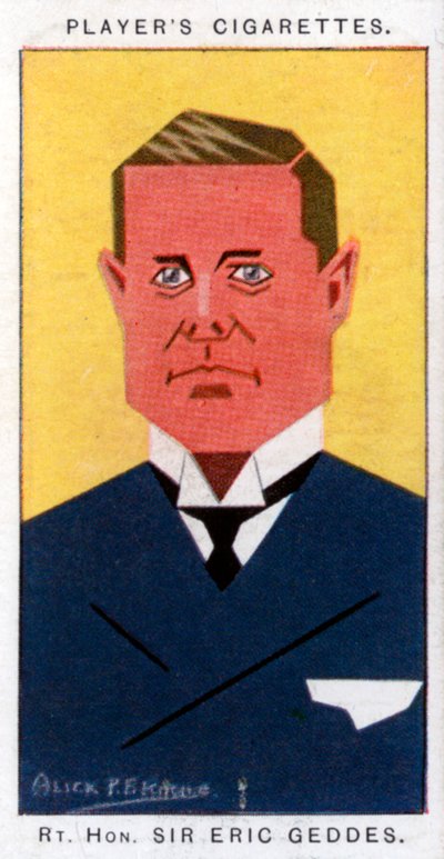 Sir Eric Campbell Geddes, brittisk politiker, 1926 av Alick P. F. Ritchie