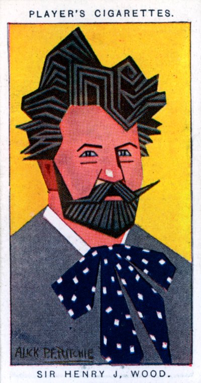 Sir Henry Joseph Wood, brittisk dirigent, 1926. av Alick P. F. Ritchie