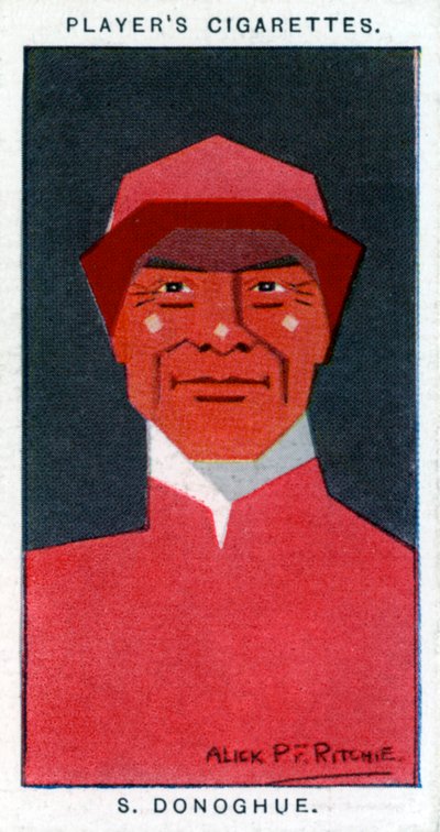 Stephen Donoghue, Jockey och tränare, 1926. av Alick P. F. Ritchie