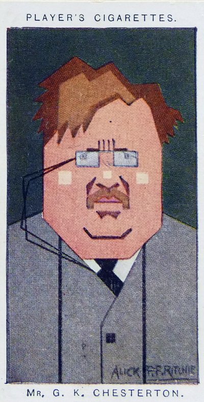Gilbert Keith Chesterton av Alick Penrose Forbes Ritchie