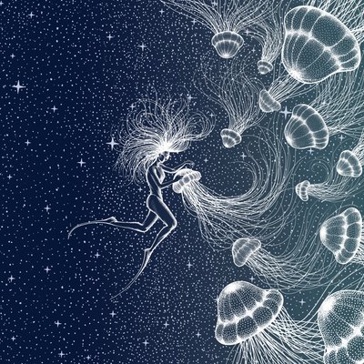 Kosmisk manetdröm av Alirıza ÇAKIR