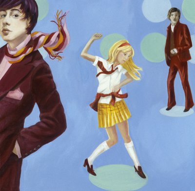 Disco 2000 (1) (acrylic & oil on canvas) av Alix Contemporary Artist Soubiran Hall