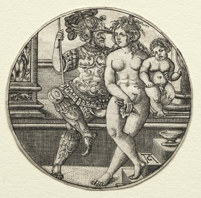 Mars, Venus och Amor av Allaert Claesz