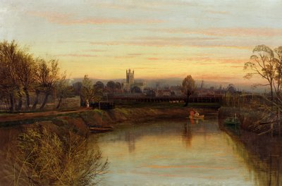 Gloucester från Severnside Farm, ca 1910 av Allam