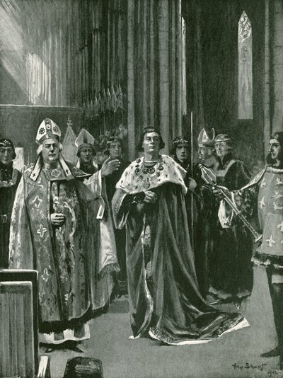Erkännandet vid kröningen av Henrik VII, söndagen den 30 oktober av Allan (after) Stewart