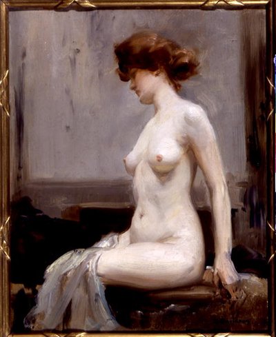 Modellen (olja ombord) av Allan Douglas Davidson