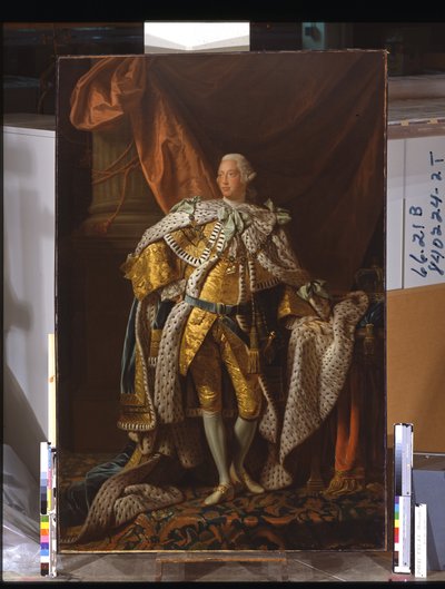 King George III (olja på duk) av Allan Ramsay