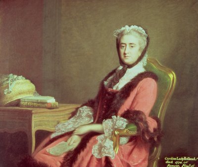 Lady Holland, 1766 av Allan Ramsay