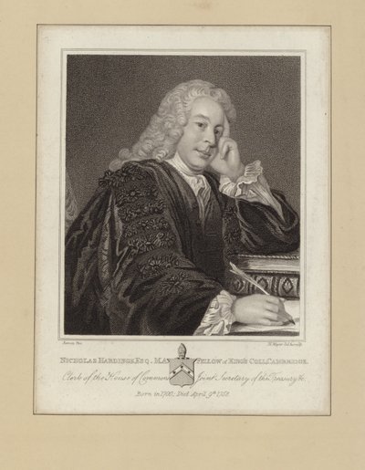 Nicholas Hardinge av Allan Ramsay