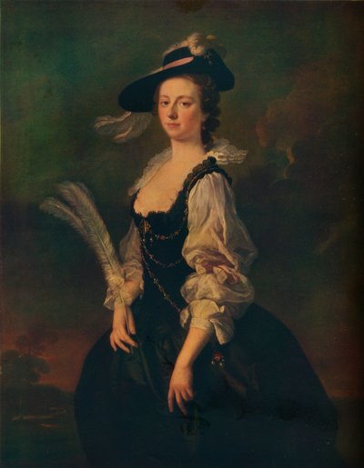 Porträtt av Jane Hale, Mrs Madan, 1746 av Allan Ramsay