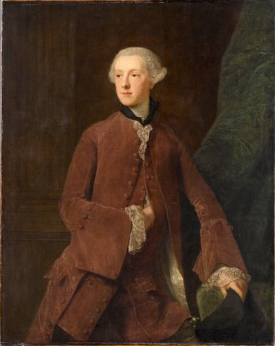 Porträtt av William Sutherland, 18th Earl of Sutherland 1735-1766, 2:a kvartalet av 1700-talet. av Allan Ramsay
