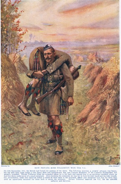 Hur menig Ross Tollerton vann VC, illustration från 