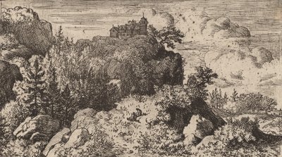 Firs in the Defile, förmodligen ca. 16451656. av Allart van Everdingen