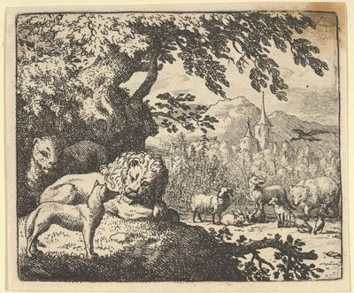 Renard fortsätter med sina lögner, 1650-75. av Allart van Everdingen