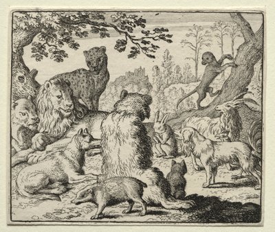 Reynard the Fox: Lion Orders Sök efter Reynard av Allart van Everdingen