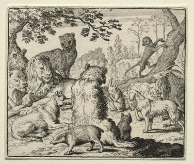 Reynard the Fox: Lion Orders Sök efter Reynard. av Allart van Everdingen