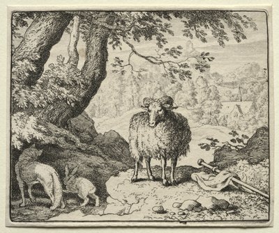Reynard räven: Reynard återvänder hem. av Allart van Everdingen