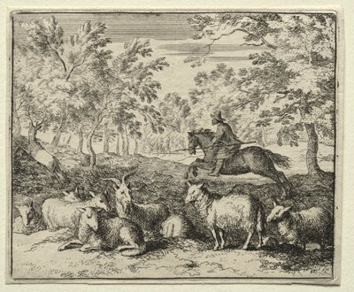 Reynard the Fox: The Chase of the Stag av Allart van Everdingen
