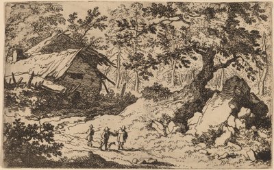 Ruinös stuga, förmodligen ca. 16451656. av Allart van Everdingen