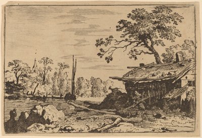 Ruinous Hut, förmodligen ca. 16451656. av Allart van Everdingen