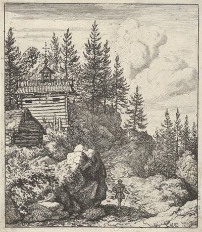 Kapellet, 1600-talet. av Allart van Everdingen