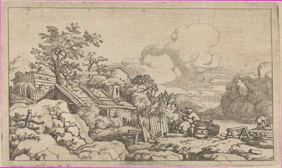 Snickarens koja, 1600-talet. av Allart van Everdingen