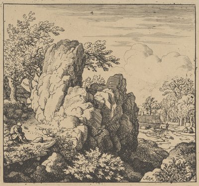 The Large Rock, mitten av 1600-talet., mitten av 1600-talet. av Allart van Everdingen
