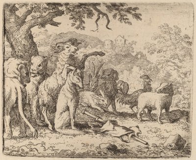 Ramen välsignar Reynard, förmodligen ca. 16451656. av Allart van Everdingen