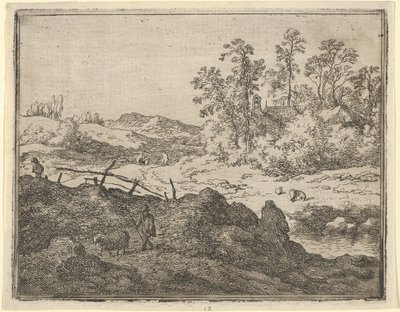 Herden och Lammet, 1600-talet. av Allart van Everdingen