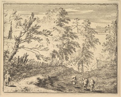 De tre bärarna. av Allart van Everdingen