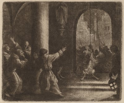 Vargen och klosterklockan av Allart van Everdingen